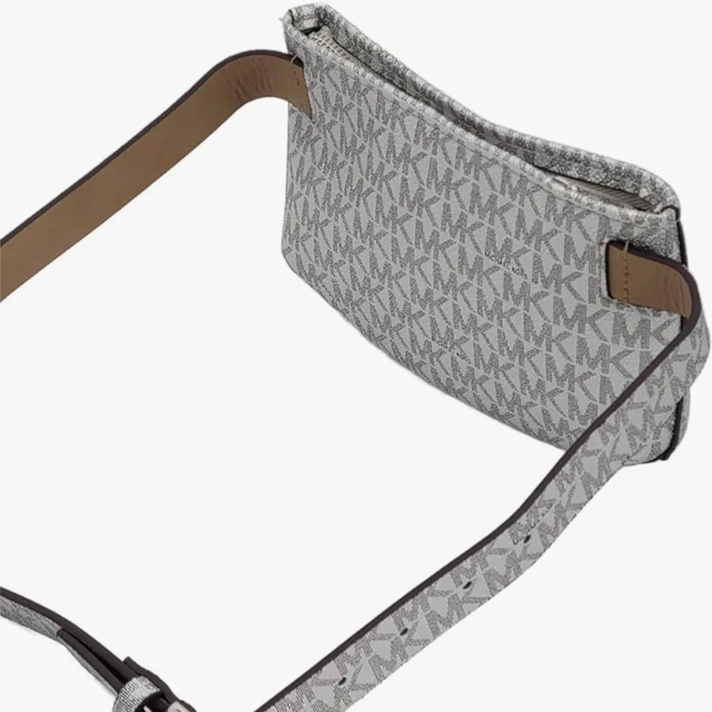 Michael Kors silvertone logo